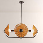 Camilla Round Rattan Chandelier