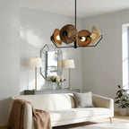 Camilla Round Rattan Chandelier