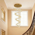 Ceramic Chandeliers Luxury Tulip Flower Ceiling Light
