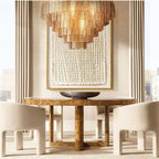 Chan Clear Round Chandelier 41"