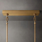 Chan Smoke Rectangle Chandelier 77"