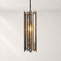 Layla Round Antique Glass Pendant