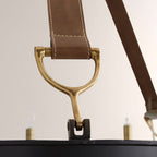 Cherton Round Leather Chandelier