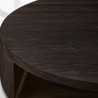 Cirglam  Open Round Coffee Table