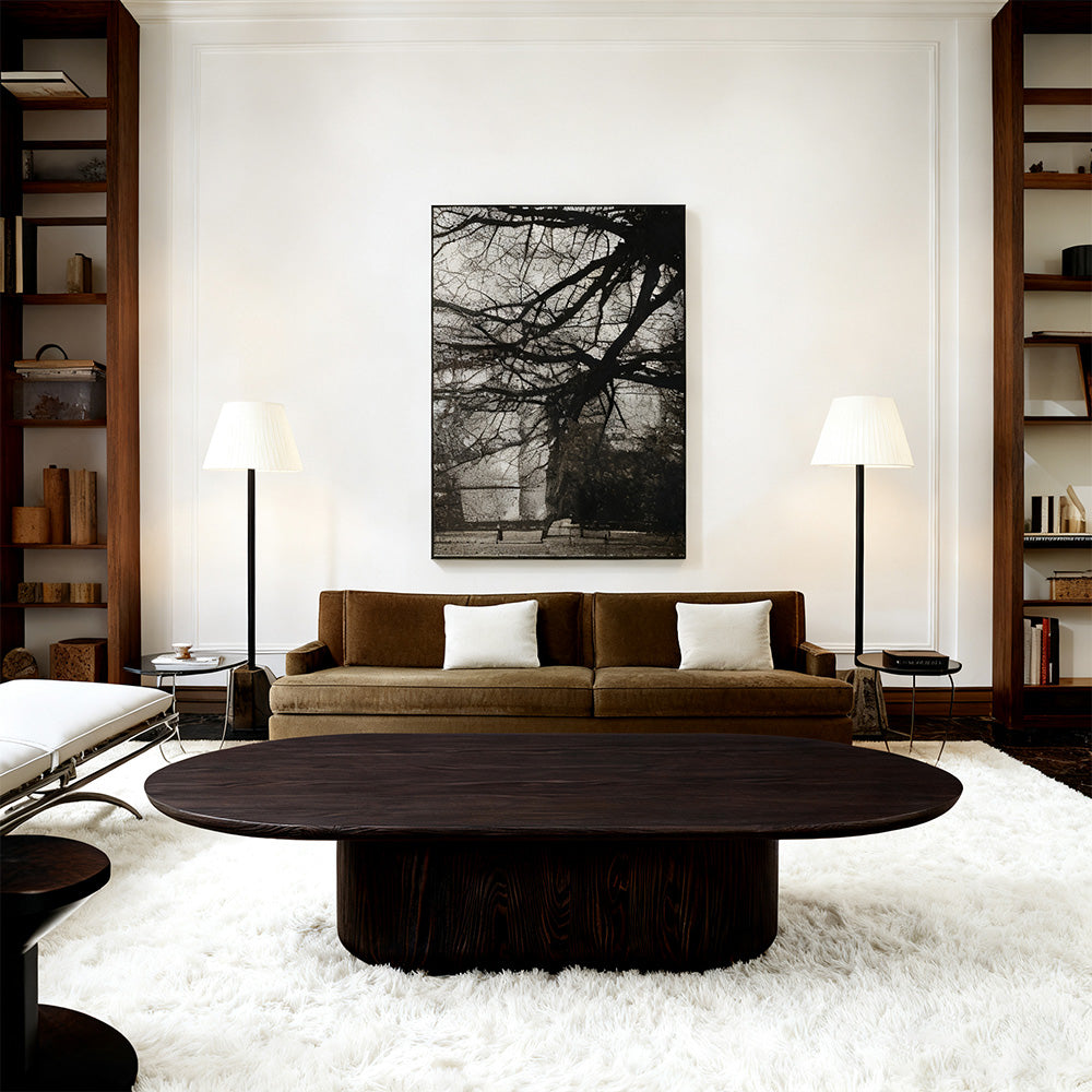 Cirglam Pedestal Coffee Table