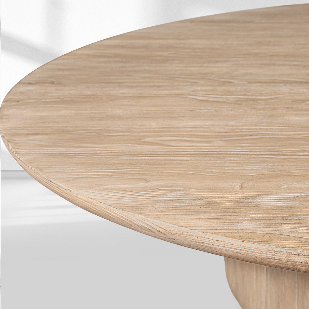 Cirglam Pedestal Round Coffee Table
