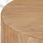 Cirglam  Plinth Round Coffee Table