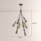 Clark Large Cluster Chandelier