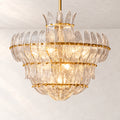 Alieence Clear Glass Round Chandelier