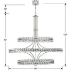 Clover 24 Light 48.00 inch Chandelier