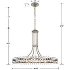 Clover 12 Light 28.75 inch Chandelier Ceiling Light