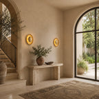 Inspired Cosmic Dish Sconce