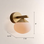 Cosmo Geometric Globe Wall Sconce