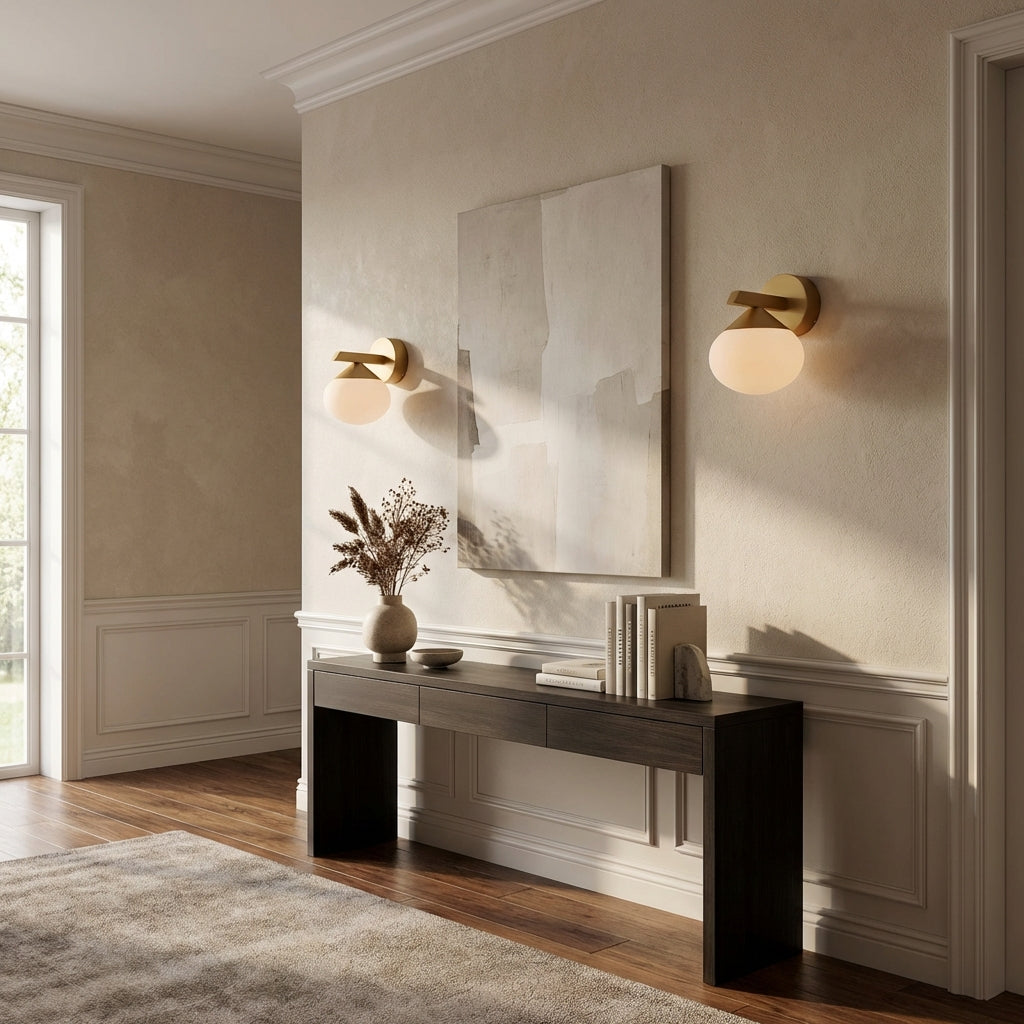 Cosmo Geometric Globe Wall Sconce
