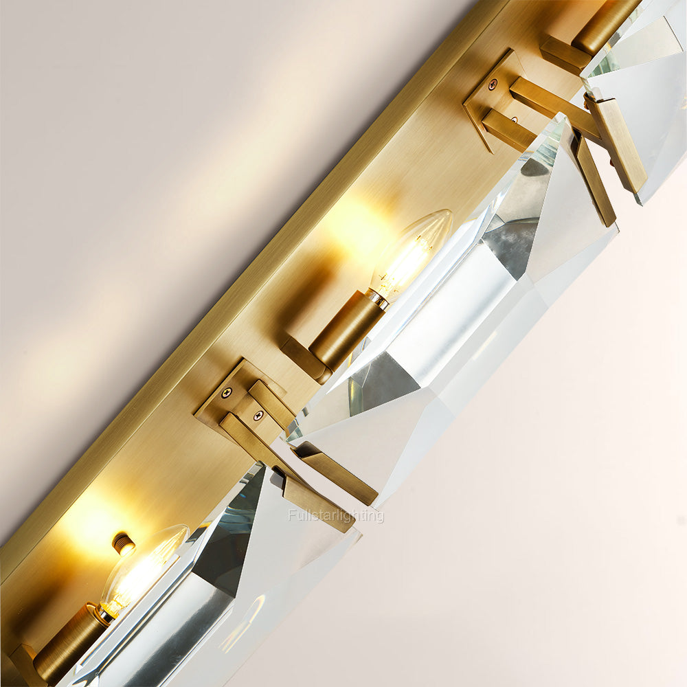 Kiko Crystal Triple Wall Sconce