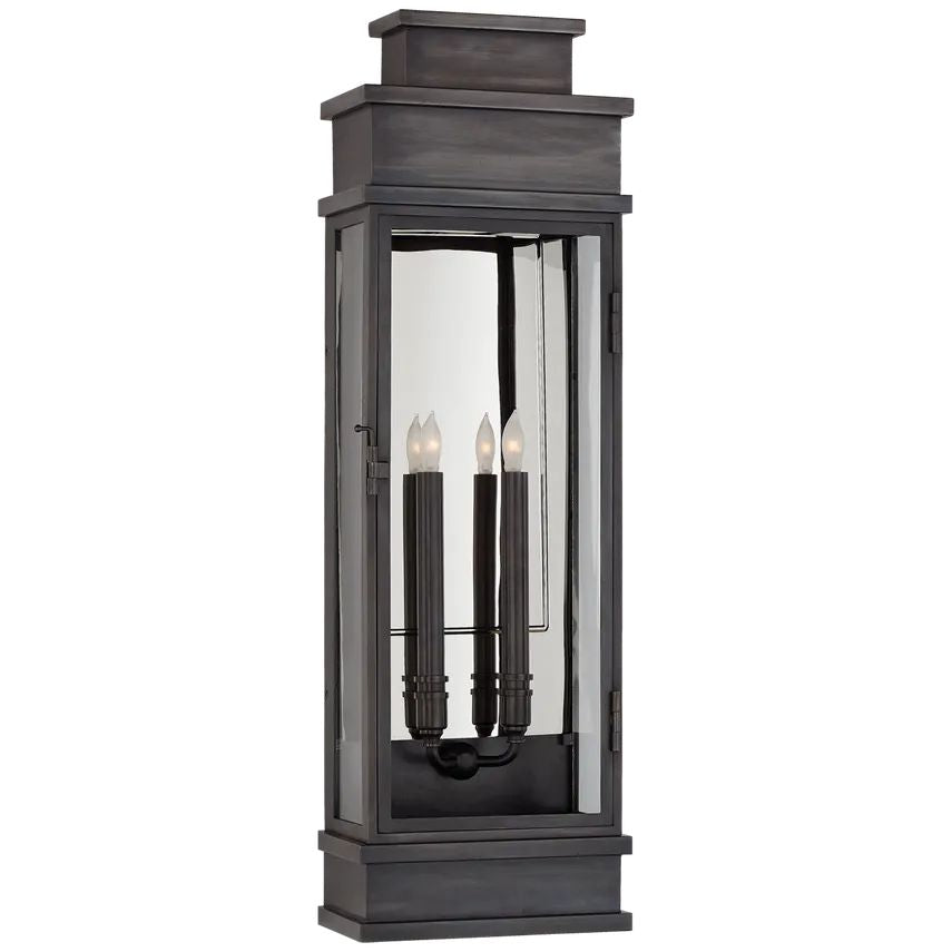 Cain Linear Lantern Wall Lamp Outdoor