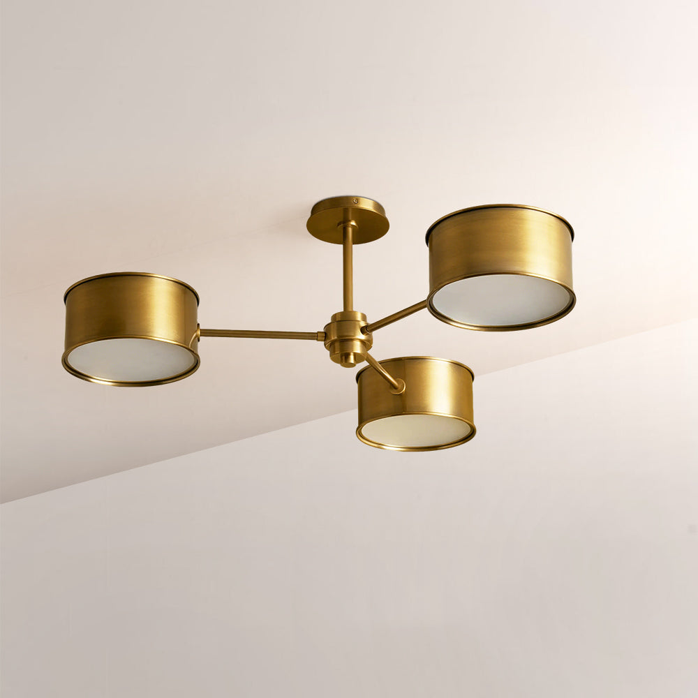 Daphna 3-Light Metal Semi-Flush Mount