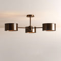 Daphna 3-Light Metal Semi-Flush Mount