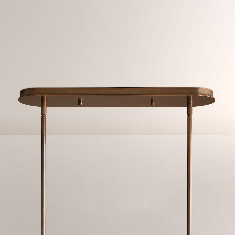 Daphna Linear Metal Drum Chandelier
