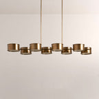 Daphna Linear Metal Drum Chandelier