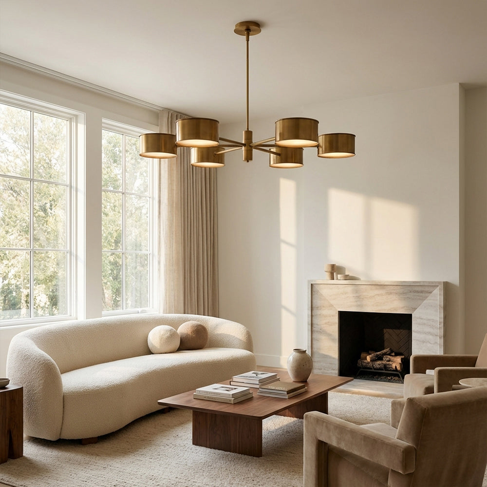 Daphna Metal Round Chandelier