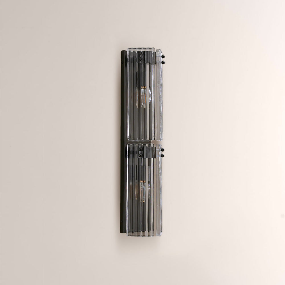 Delsia Fluted Glass Wall Sconce