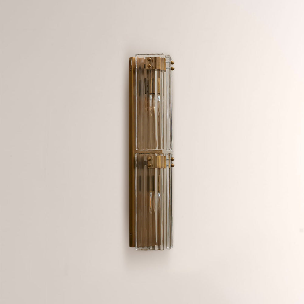 Delsia Fluted Glass Wall Sconce