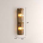 Delsia Fluted Glass Wall Sconce