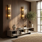 Delsia Fluted Glass Wall Sconce