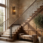 Delsia Fluted Glass Wall Sconce