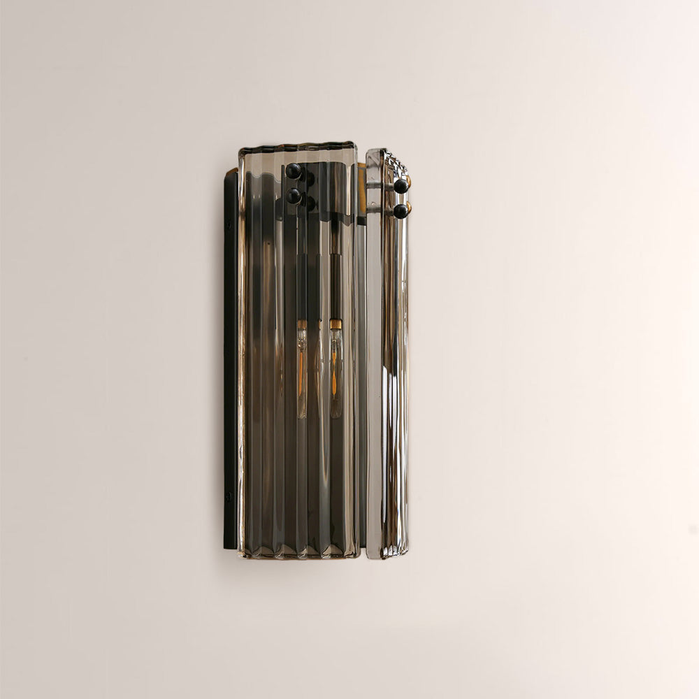 Delsia Fluted Glass Wall Sconce