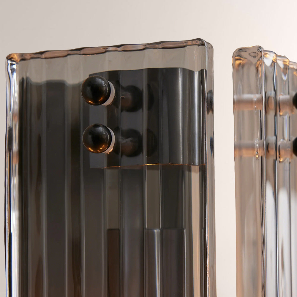 Delsia Fluted Glass Wall Sconce
