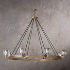Demaret Round Crystal Chandelier 60"