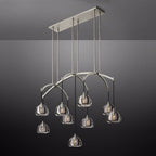 Dimple Linear Chandelier 54"