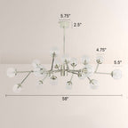 Dinah Glass Medium Chandelier