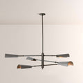 Edward Linear Leather Chandelier