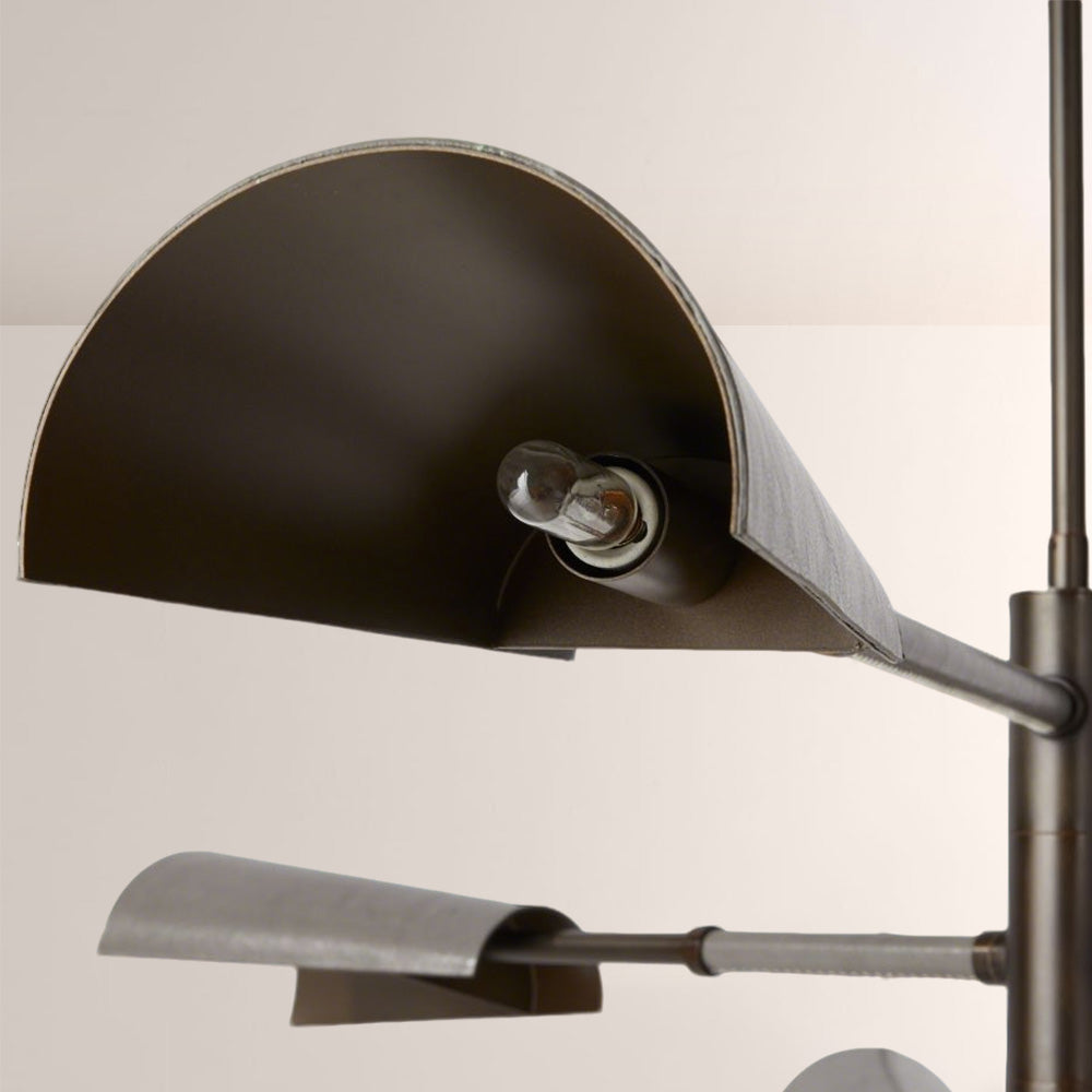 Edward Linear Leather Chandelier