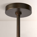 Edward Linear Leather Chandelier