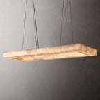 Richel Rectangular Calcite Chandelier 54"