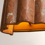 Faience Sculptural Marble Wall Sconce