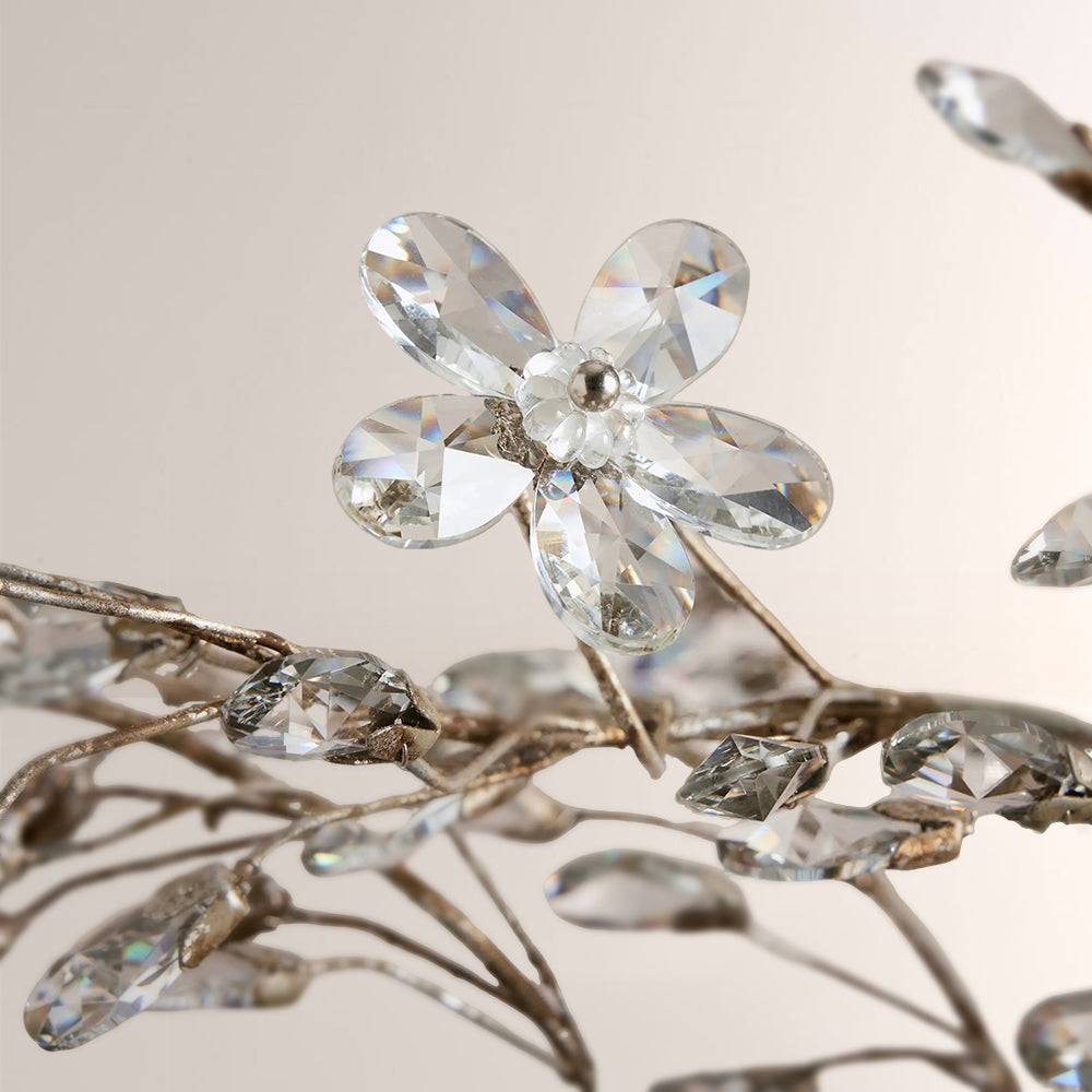 Fiora Crystal Floral Flush Mount