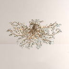 Fiora Crystal Floral Flush Mount