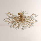 Fiora Crystal Floral Flush Mount