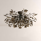 Fiora Crystal Floral Flush Mount