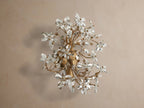 Fiora Crystal Blossom Wall Sconce