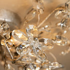 Fiora Crystal Floral Flush Mount