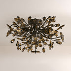Fiora Crystal Floral Flush Mount