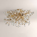Fiora Crystal Floral Flush Mount