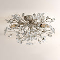 Fiora Crystal Floral Flush Mount