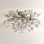 Fiora Crystal Floral Flush Mount